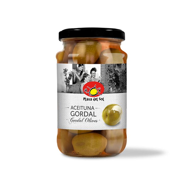 Plaza Del Sol Оливки целые Гордал 350 гр